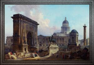 The Monuments of Paris by Hubert Robert